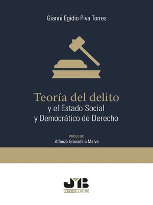 cover image of Teoría del delito y el Estado Social y Democrático de Derecho